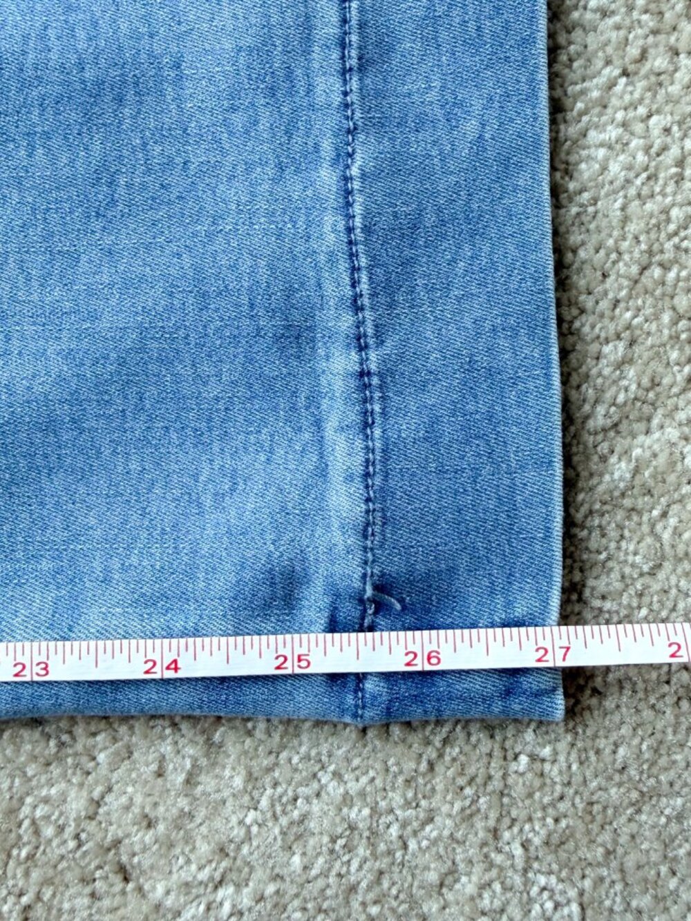 Democracy Light Wash "Ab" technology Wide Leg High Rise - Size 10 - Picture 7 of 7